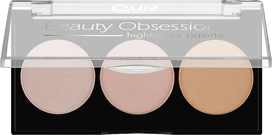 Paleta highlightera za lice Quiz Cosmetics Beauty Obsession Palette Highlighter