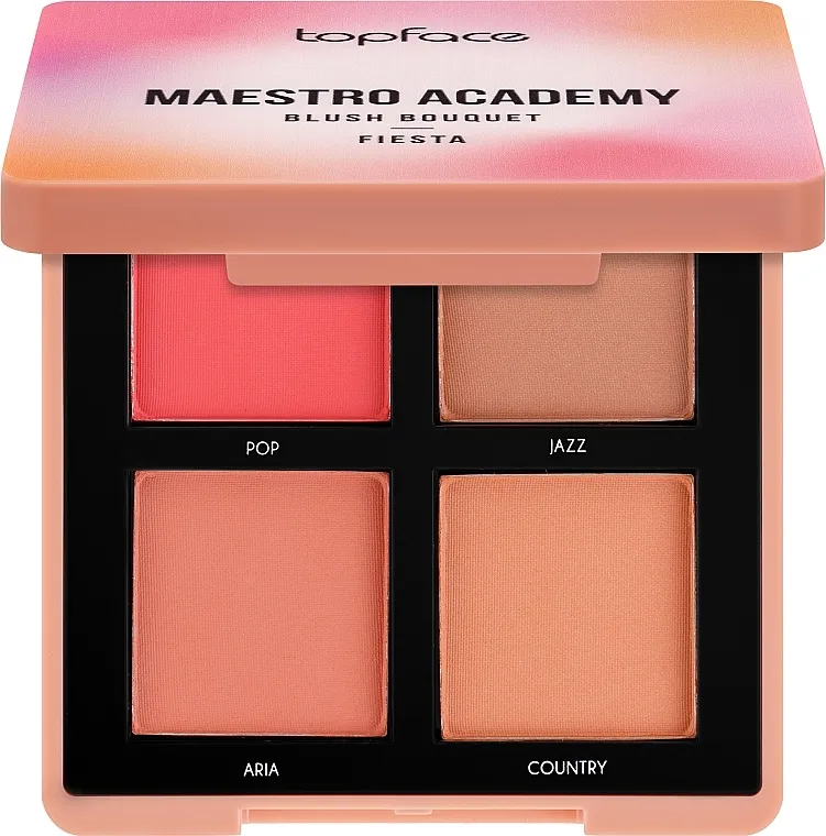 Paleta rumenila Topface Maestro Academy Blush Bouquet