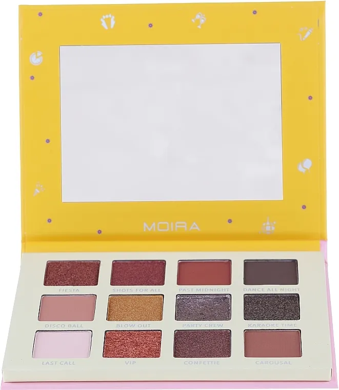Paleta sjenila za oči Moira Happy About Last Night Shadow Palette