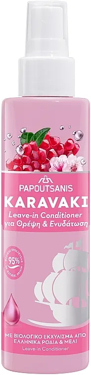Papoutsanis Karavaki Leave-in Conditioner Regenerator za kosu koji se ne ispire s ekstraktima grčkog nara i meda
