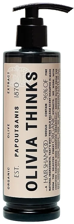 Papoutsanis Olivia Thinks Hair Shampoo Pump UN/24 Šampon za kosu