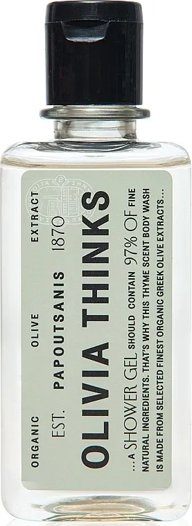 Papoutsanis Olivia Thinks Shower Gel Gel za tuširanje