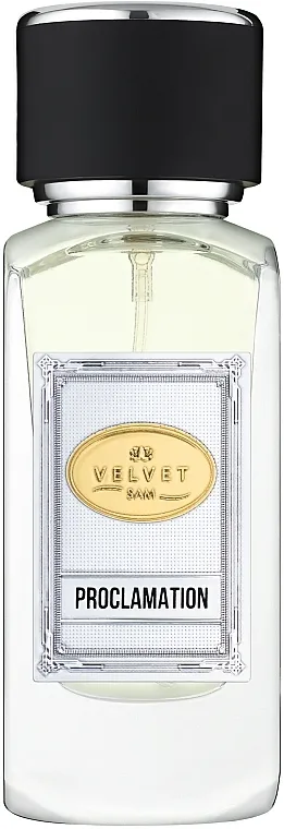 Parfemska voda (tester s poklopcem) Velvet Sam Proclamation