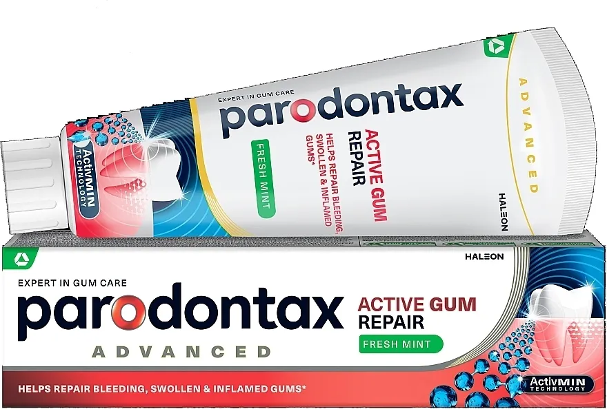 Parodontax Active Gum Repair Fresh Mint Pasta za zube Aktivna obnova desni. Sveža menta