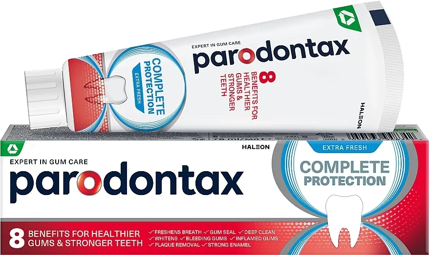 Parodontax Complete Protection Extra Fresh Pasta za zube s fluorom za zdrave zube i desni