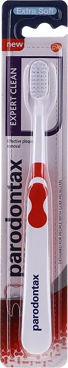 Parodontax Expert Clean Extra Soft Toothbrush Četkica za zube "Expert cleanliness", extra soft, crvena