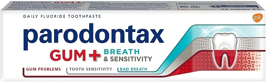 Parodontax Gums + Breath &amp; Sensitive Teeth Zubna pasta za osjetljive desni
