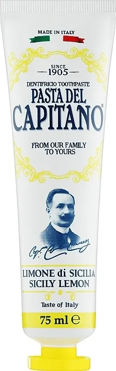 Pasta Del Capitano Sicily Lemon Toothpaste Pasta za zube "Sicilijanski limun"