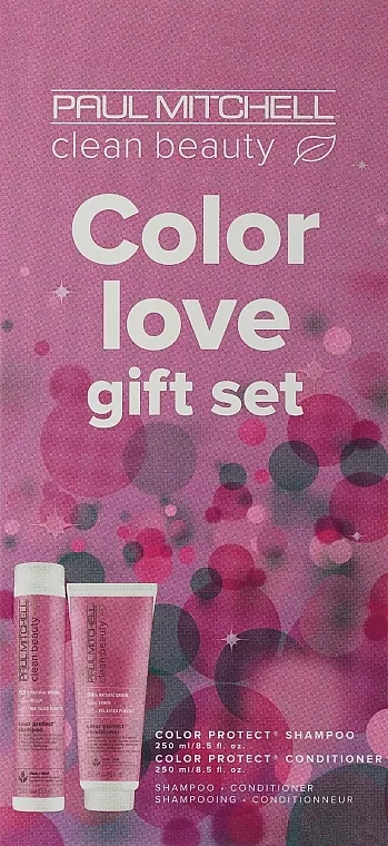 Paul Mitchell Clean Beauty Color Love Gift Set (shm/250ml + cond/250ml)