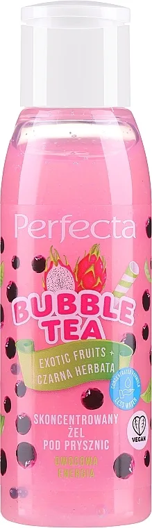 Perfecta Bubble Tea Exotic Fruit + Black Tea Concentrated Shower Gel MINI Gel za tuširanje sa tropskim voćem i crnim čajem