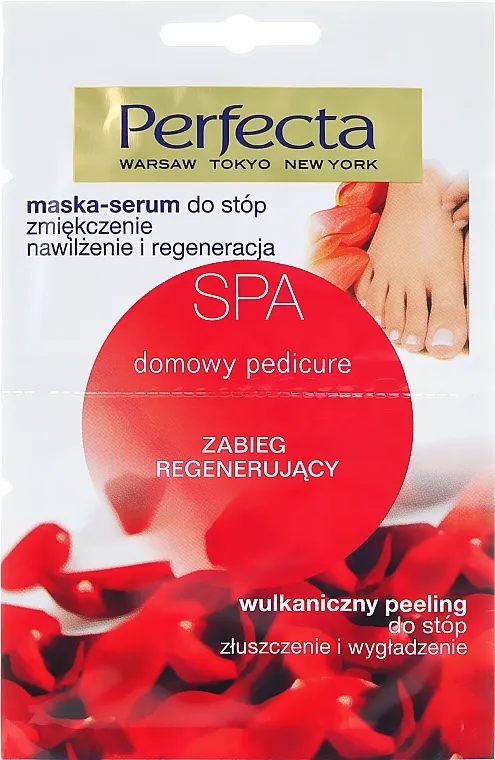 Perfecta Spa Foot Peeling Umirujuća maska-serum ​​za stopala