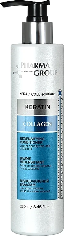 Pharma Group Laboratories Keratin + Collagen Redensifying Conditioner Revitalizirajući balzam