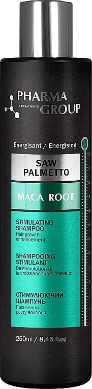 Pharma Group Laboratories Saw Palmetto + Maca Root Shampoo Stimulirajući šampon za kosu