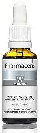 Pharmaceris W Active Concentrate 5% Vitamin C Albucin-C Aktivni koncentrat za izbeljivanje 5% vitamina C