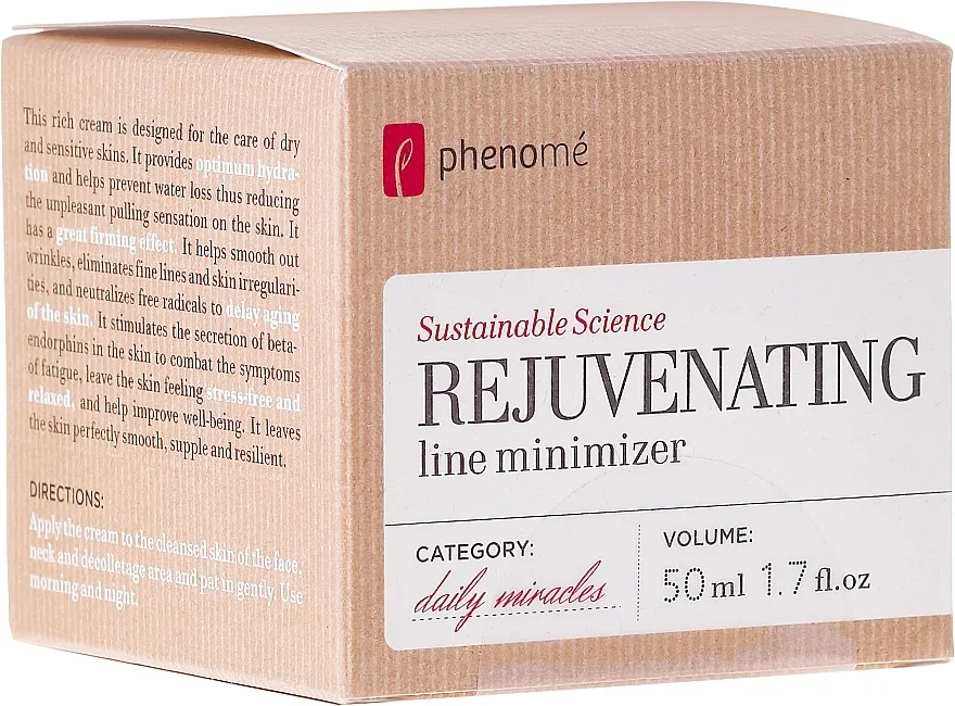Phenome Sustainable Science Rejuvenating Line Minimizer Krema za suhu i osjetljivu kožu