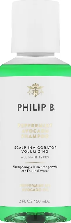 Philip B Peppermint and Avocado Volumizing and Claryfying Shampoo Šampon s mentom i avokadom