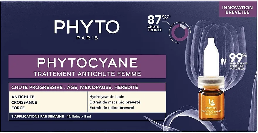 Phyto Phytocyane Progressive Treatment Ampule protiv progresivnog gubitka kose