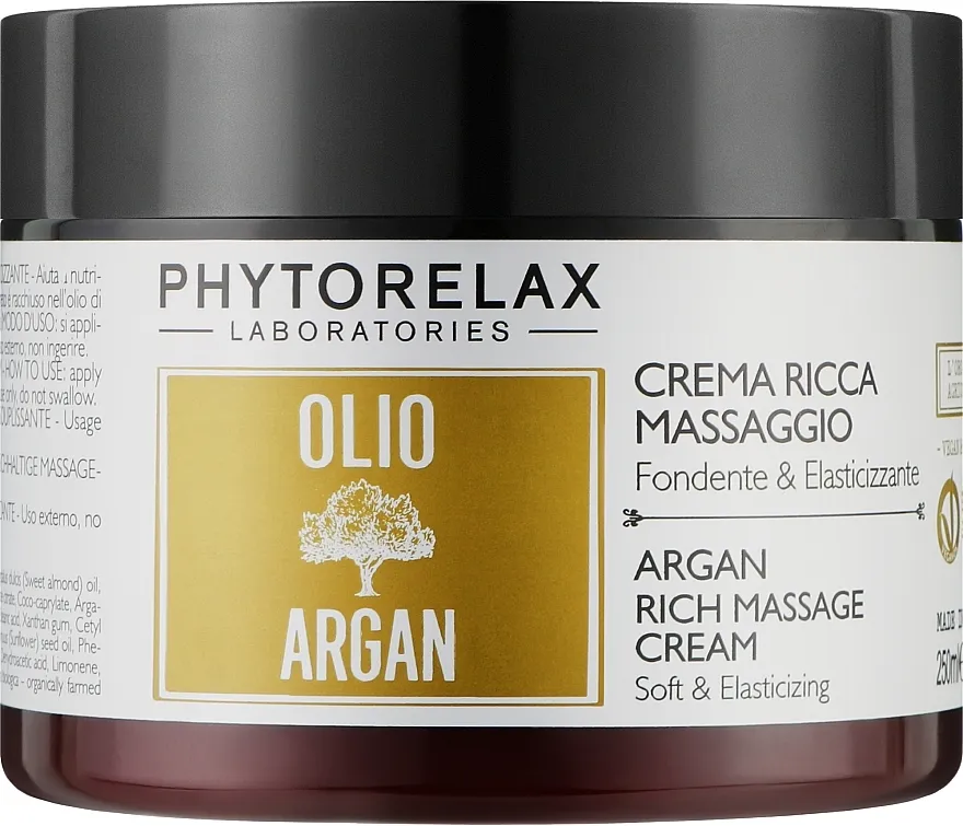 Phytorelax Laboratories Argan Reach Massage Cream Bogata masažna krema za tijelo