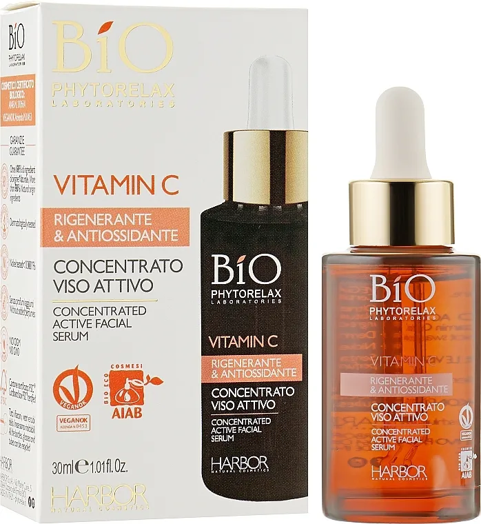 Phytorelax Laboratories Bio Concentrated Active Facial Serum Vitamin C Serum s vitaminom C