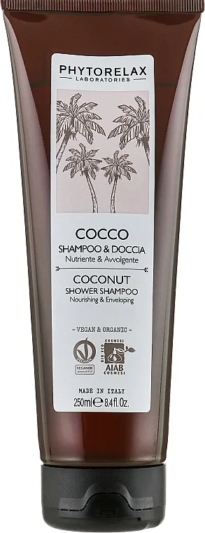 Phytorelax Laboratories Coconut Shower Shampoo Šampon gel za tuširanje 2 u 1