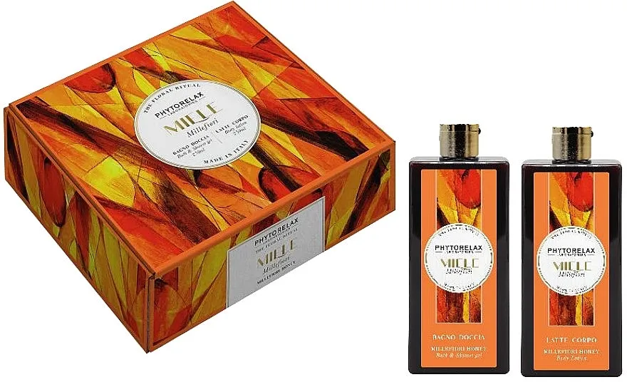 Phytorelax Laboratories The Floral Ritual Wild Flower Honey (sh/gel/250ml + b/lot/250ml) Set