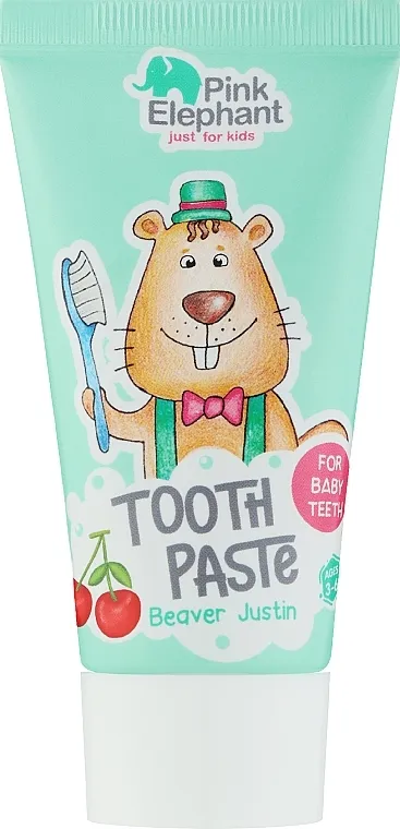 Pink Elephant Beaver Justin Pasta za zube