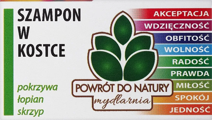 Powrot do Natury Solid Shampoo With Nettle, Burdock And Horsetail Čvrsti šampon s koprivom, čičkom i preslicom
