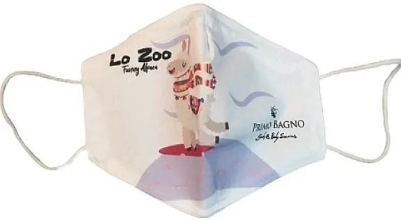 Primo Bagno Lo Zoo Face Protection Mask Zaštitna maska ​​za lice "Funny Alpaca"
