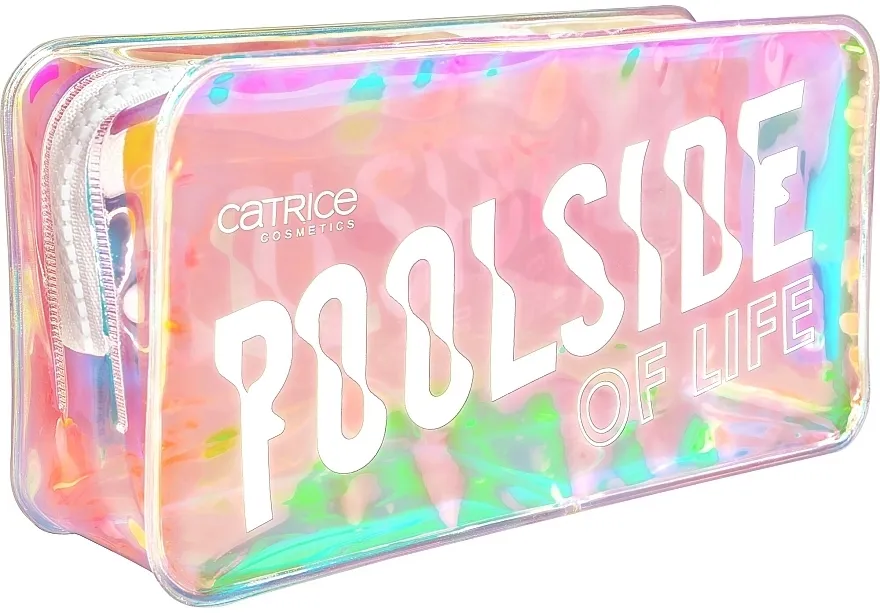 Providna neseser sa holografskim dizajnom Catrice Poolside Of Life Pool Bag