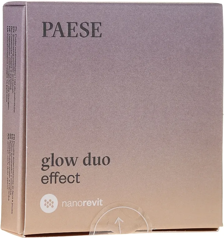 Puder i rumenilo za lice Paese Nanorevit Glow Duo Effect Powder And Blush