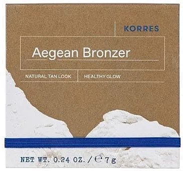 Puder za bronziranje lica Korres Aegean Bronzer Natural Tan Look Healthy Glow