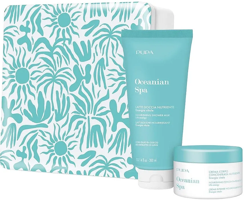 Pupa Oceanian Spa (sh/milk/300ml + b/cr/150ml) Set