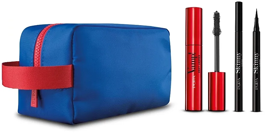 Pupa Vamp! Sexy Lashes Mascara &amp; Skinny Liner (mascara/12ml + eye/liner/1ml + bag) Set