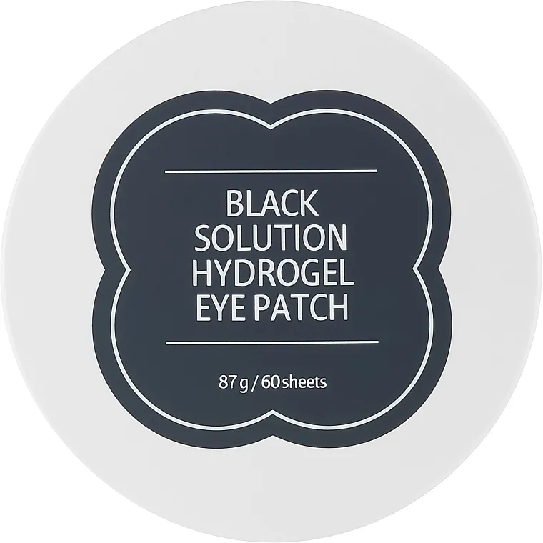 Purederm Black Solution Hydrogel Eye Patch Hidrogel flasteri za oči sa bisernim prahom