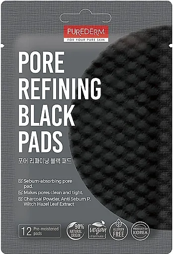Purederm Pore Refining Black Pad Diskovi za čišćenje lica sa aktivnim ugljem