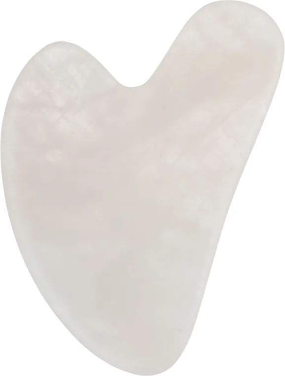 Purederm Rose Quartz Masažer za lice Gua Sha, roze kvarc