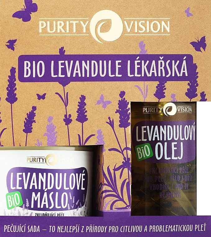 Purity Vision Bio Lavender Coffret (oil/120ml + butter/oil/100ml) Set