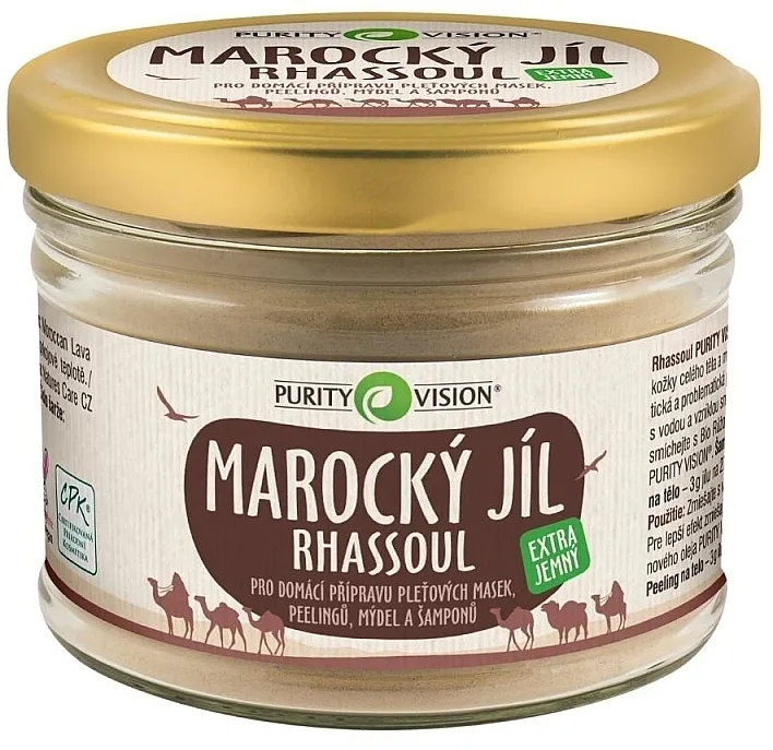 Purity Vision Bio Rhassoul Moroccan Clay Marokanska glina rassul