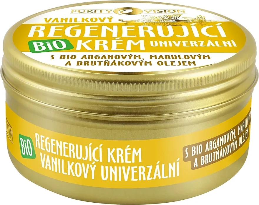 Purity Vision Bio Vanilla Regenerating Universal Cream Krema za lice i telo od vanile