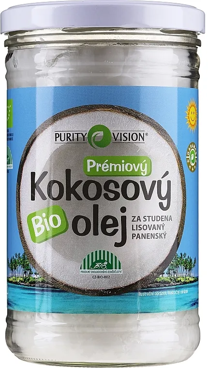 Purity Vision Bio Virgin Cold Pressed Coconut Oil Kokosovo ulje hladno cijeđeno