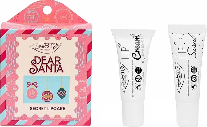PuroBio Cosmetics Secret Lipcare (lip/cr/10ml + lip/sr/10ml) Set