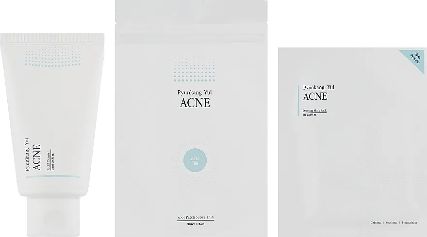 Pyunkang Yul Acne (cl/foam/120ml + mask/18g + patch/15pc) Set