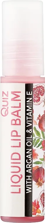 Quiz Cosmetics Liquid Lip Balm With Argan Oil &amp; Vitamin E Balzam za usne "Pomegranate"
