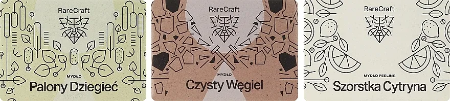 RareCraft (soap/3x110g + bag) Set sapuna
