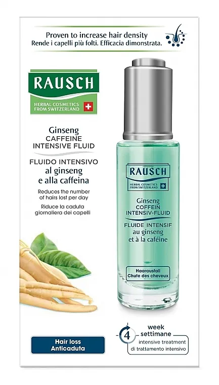 Rausch Ginseng Coffein Intensiv-Fluid Koncentrat za rast kose