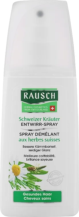 Rausch Swiss Herbal Detangling Spray Conditioner Sprej za regenerator za kosu