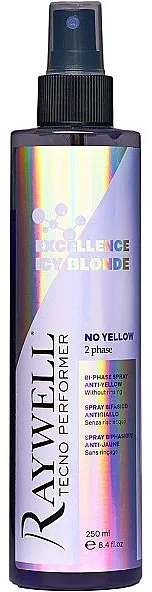 Raywell Excellence Icy Blonde No Yellow Bi-Phase Spray Molekularni popravni sprej za kosu