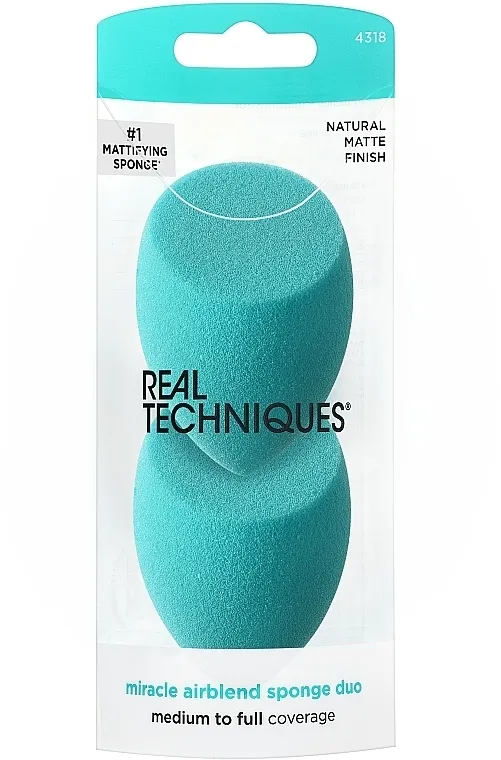 Real Techniques Miracle Airblend Duo Set spužvi za šminkanje, 2 kom