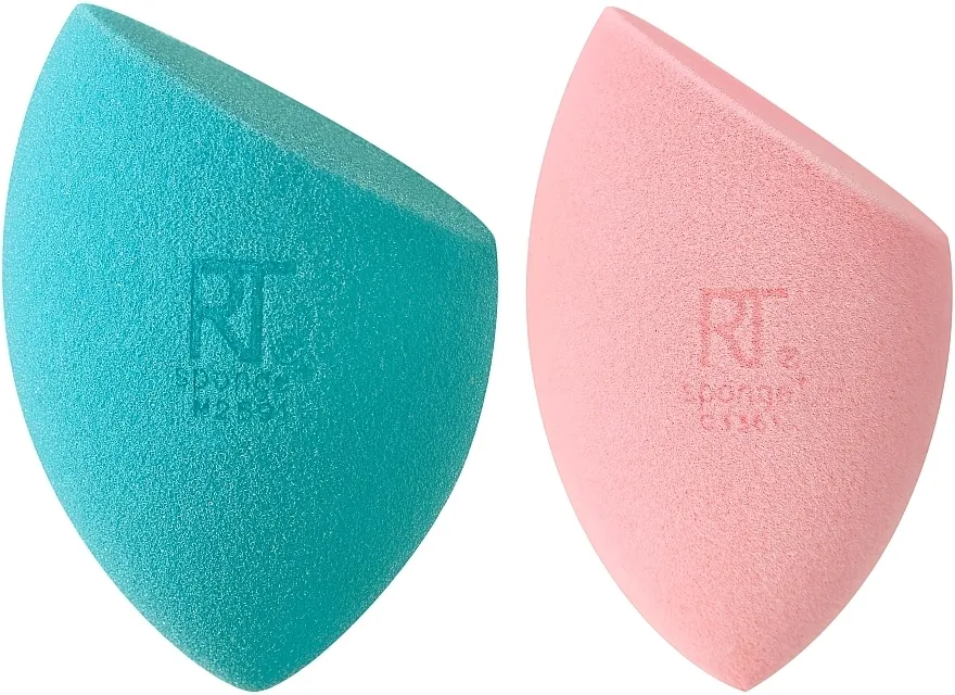 Real Techniques Miracle Mattifying Makeup Sponge Duo Set spužvi za šminkanje, 2 kom