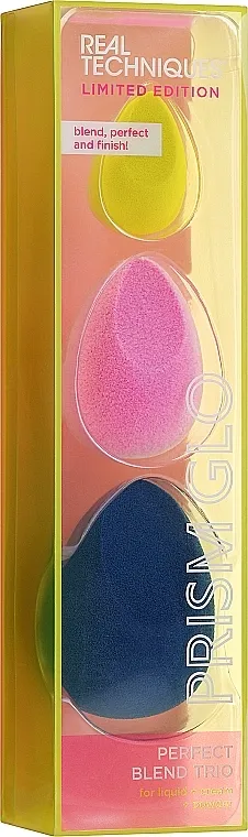 Real Techniques Prism Glo Sponge Set Perfect Blend Trio (sponge/3pcs)